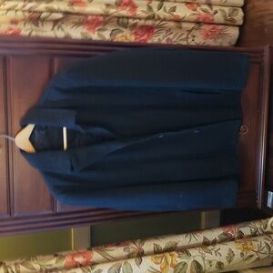 Navy peacoat